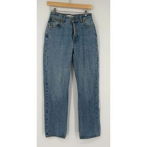 Heavy Manners Blue Straight Leg Jeans